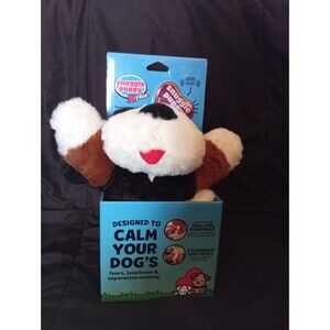 Snuggle Puppy Plus - Stuffed  Natural Calming Pet Toy (3 Overnight Calming Pads)